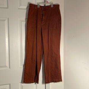 Cropped universal thread Burnt orange pants